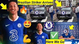 BREAKING NEWS🔥 Brazilian Striker Signs For Chelsea ✍️ Arrives Stamford Bridge On 6 Year Deal [upl. by Garrik419]