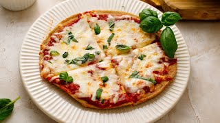 Keto Pizza Quick 5 Minute Recipe Psyllium Husk Crust [upl. by Atteugram]