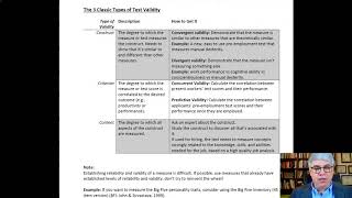 Validity of Tests and Measures Construct Criterion and Content [upl. by Ahsekram186]