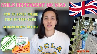 How to apply for UK dependent visa  Step by Step process 2023 [upl. by Einnus848]