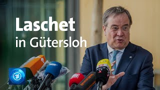 CoronaAusbruch bei Tönnies Ministerpräsident Laschet trifft sich mit Krisenstab [upl. by Aihcsrop22]