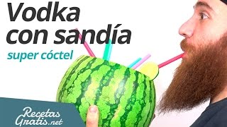 SANDIA CON VODKA  Bebidas alcohólicas con frutas [upl. by Brit158]