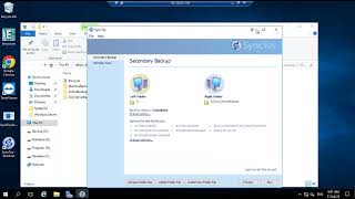 SyncToy Setting Backup Windows Server [upl. by Haerdna464]