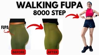 8000 STEPS WORKOUT AT HOME  FUPA Fat Burn Walk  60 MIN [upl. by Ahsiekrats459]