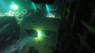 Thistlegorm wreck dive Inside the wreck [upl. by Elisabeth]