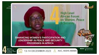 4th HighLevel African Forum MrsBineta Diop AUC Special Envoy warmly welcomes you to Addis Ababa [upl. by Anaj]