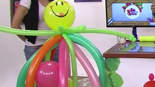 Globoflexia Como hacer un Payaso con Globos 2  Hogar Tv por Juan Gonzalo Angel [upl. by Herwig665]