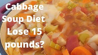 Cabbage soup diet  lose 10 to 15 pounds in one week  One delish [upl. by Demaggio]