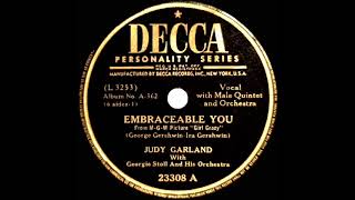 1943 version Judy Garland  Embraceable You [upl. by Elmo]