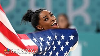 Simone Biles power inspires even Beyoncé  Paris Olympics  NBC Sports [upl. by Damiani]