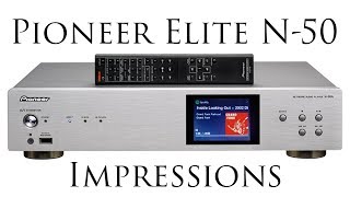 Pioneer Elite N50 Network Audio Player [upl. by Enimisaj682]