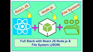 Full Stack  React  Nodejs  JSON [upl. by Goober]