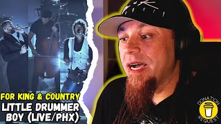 FOR KING AND COUNTRY quotLITTLE DRUMMER BOYquot LIVECOVER  Audio Engineer amp Musician Reacts [upl. by Ihtak215]