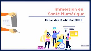 Immersion en Santé Numérique  Échos des étudiants IBODE [upl. by Lrad]