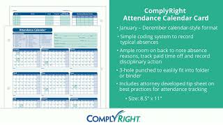 Employee Attendance Calendar [upl. by Araj]