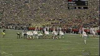 Desmond Howard amp Charles Woodson  punt returns against Ohio State [upl. by Curtice152]