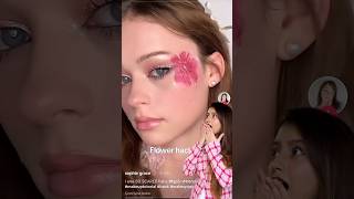 Arishfa khan trying flower hack  Arishfa khan new hack arishfakhan hack makeuptutorial fashion [upl. by Armalla238]