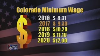 Colorados rising minimum wage [upl. by Aelyak]