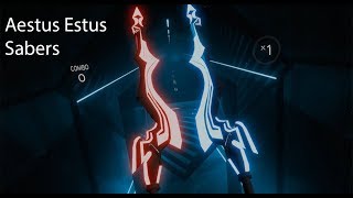 Aestus Estus sabers Beatsaber Mods [upl. by Zita702]