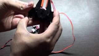 Robokits Robotic Gripper Demo Controlled with Bluetooth 16 Servo Controller [upl. by Eanej]