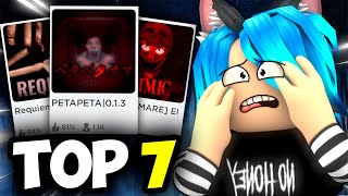 15 JUEGOS DE TERROR que DEBES JUGAR en ROBLOX I Roblox Juegos [upl. by Waterer]