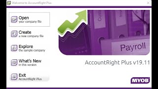 Belajar MYOB AccountRight v19  Seri 1 [upl. by Erdnoed]