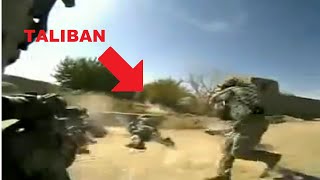 Afghanistan Helmet Cam Combat Video Captures US Soldiers In Intense Close Taliban Ambush [upl. by Thorvald]