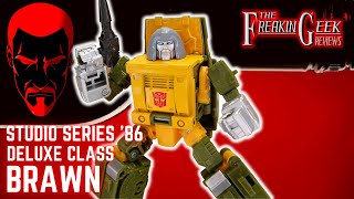 Studio Series 86 Deluxe BRAWN EmGos Transformers Reviews N Stuff [upl. by Carpio]