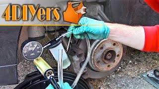 DIY How to Bleed Brakes Using a Vacuum Pump [upl. by Lind190]