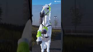 My new flea bitten horse what should I name her she’s a mare btw horse roblox shorts [upl. by Loginov]