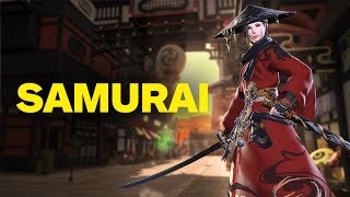 Final Fantasy 14 Stormblood  2 Minutes of Samurai Gameplay [upl. by Nnylylloh403]