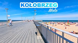 Kołobrzeg Molo spacer LATO 2024 ☀️🚶Kołobrzeg atrakcje turystyczne [upl. by Treboh]