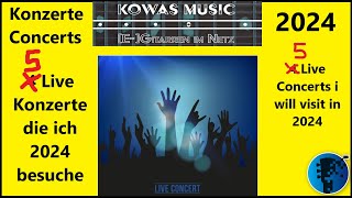 Meine Konzerte 2024 Preview  My concerts 2024 [upl. by Hgieleak]