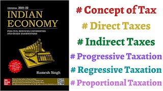 Part 110 Concept of Tax DirectIndirect taxes ProgressiveRegressiveProportional Taxation upsc [upl. by Notnel732]