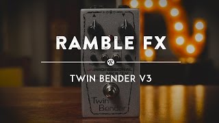 Ramble FX Twin Bender Fuzz V3  Reverb Demo Video [upl. by Bridget543]