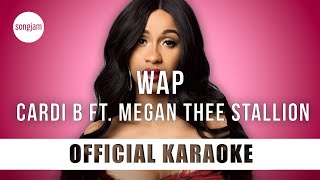 Cardi B  WAP ft Megan Thee Stallion Official Karaoke Instrumental  SongJam [upl. by Talich924]