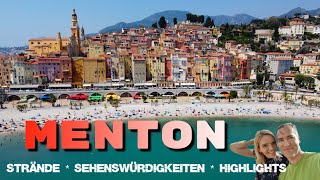 Cote dAzur Menton Sehenswürdigkeiten Strände Highlights der Französischen Riviera Urlaub Frankreich [upl. by Root401]