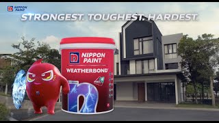 Nippon Paint Weatherbond  THE STRONGEST TOUGHEST HARDEST exterior paint [upl. by Odnanreh]