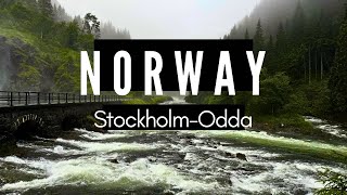 AMAZING 12 hour drive from Stockholm Sweden to Odda Norway [upl. by Aro344]