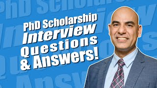 PhD Scholarships Interview Questions and Answers [upl. by Atteyram420]