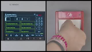 Bosch Security  AVENAR panel eMatrix for voice alarm [upl. by Yadahs]