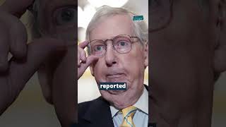 Why does this politician keep freezing itvnews usa america mitchmcconnell freeze [upl. by Nollahp]