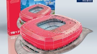 quotAllianz Arenaquot del FC Bayern München  Nanostad  Puzzle 3D [upl. by Brandy413]