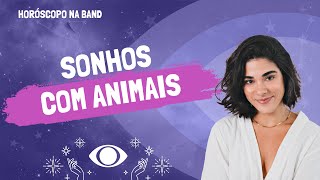 Sonhos com animais descubra o que significa sonhar com cobra rato e cachorro  Horóscopo na Band [upl. by Darci]