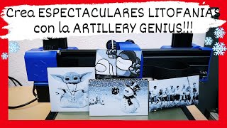 📷📷 Imprime FOTOGRAFÍAS con LITOFANIAS 3D de una forma FÁCIL y RÁPIDA 📷📷 con tu ARTILLERY GENIUS [upl. by Stokes]