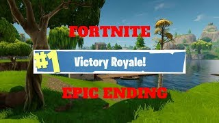 Epic Fortnite Ending  VICTORY ROYALE [upl. by Eelytsirk367]