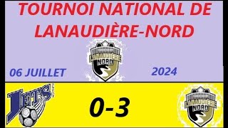 Soccer Féminin TOURNOI NATIONAL DE LANAUDIÈRENORD 2024 3 ème Match [upl. by Retlaw126]