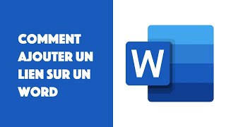 Comment ajouter un lien sur un Word [upl. by Rehpotsirahc]