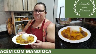 Acem com mandioca feito na panela de pressão [upl. by Sexela520]