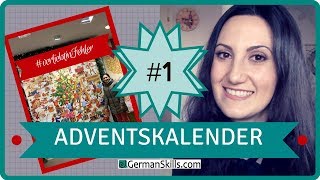 Adventskalender 1  DATUM  Typische Fehler beim Deutschlernen [upl. by Hanforrd259]